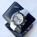 Seiko Daytona White Strap Custom Mod