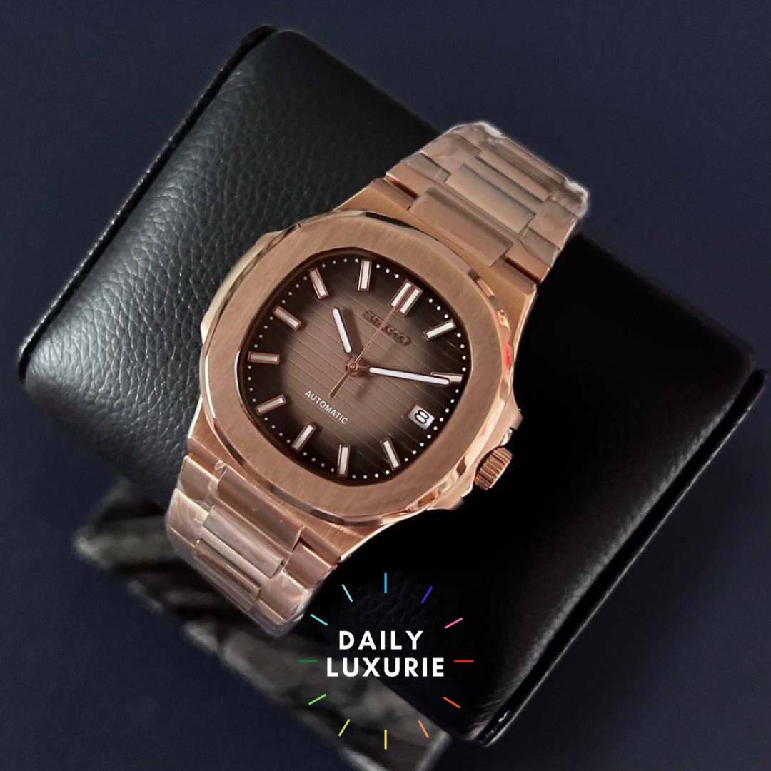 Seiko Nautilus Full Everose Custom Mod