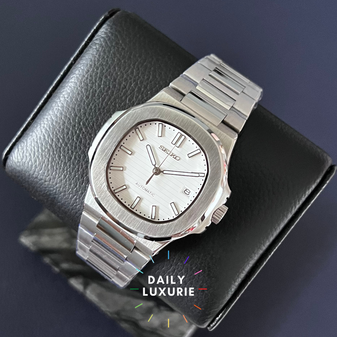 Seiko Nautilus White Custom Mod