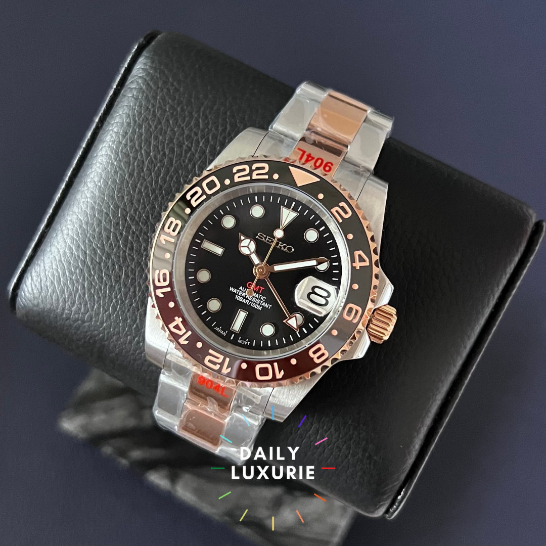 Seiko Root Beer GMT Custom Mod