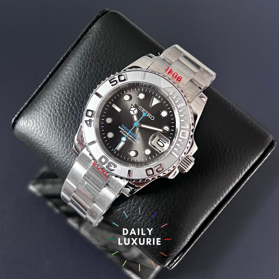 Seiko Yacht Master Classic Rhodium Custom Mod