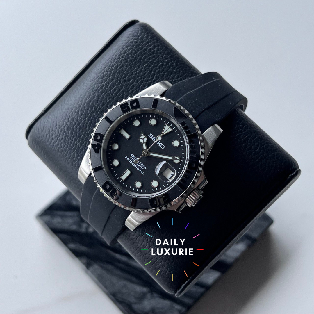 Seiko Yacht Master Classic Silver Custom Mod